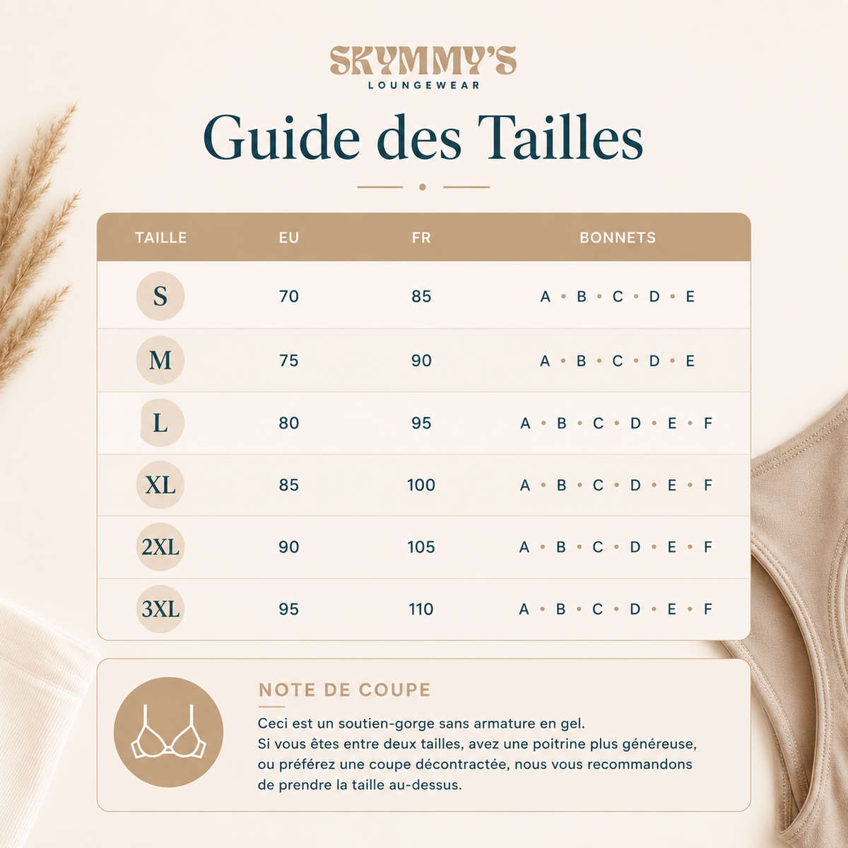Skymmy's™ Soutien-Gorge Seconde Peau